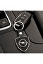 Metal Leather Auto Keychain with Opel Logo, 9cm X 3.5cm Size, Stylish Gift Car Accessory - 2