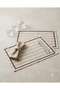 Brown Striped Burgundy Ribbed American Placemat Set of 2 33X44 cm Tableware and Table Setting Decoration - 4