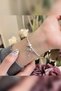 Women's Silver Color Bow Detailed Pink Heart Charm Bracelet - 4