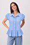 Balloon Sleeve Lace Detailed Flounce Skirt End Woven Blouse Ss26Bz0183 - 3