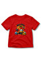 Children's Engineering Vehicle Printed Short Sleeve Crew Neck T-Shirt - 2