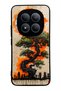 Xiaomi Redmi Note 15 Pro Plus Glossy Phone Case with Pagoda Silhouette Design