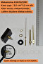 Clock Mechanism, Silent Wall Clock Mechanism, 22 mm Shaft, Scorpion-Minute-Second-(Without Hanger) Short