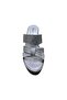 Women's Wedge Platform Heeled Glittery Slippers - 2