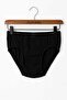 10 Pieces of 100% Cotton Black Men's Briefs – Breathable, Comfortable Fit - 4