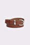 Women's 2.5 cm 3-Piece Set Black-Claret Red-Brown Belt - 3