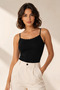 Women's Viscose 6-Piece Undershirt with Rope Straps & Lace Detail - 2