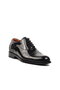 Men's Patent Black Plain Classic Shoes - 3