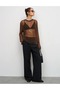 Trend Soft Textured Transparent Blouse - 5