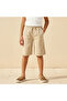 Elasticated Drawstring Shorts with Pockets