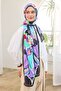 Urban Hours Watercolor Magenta Mayda Shawl - 3