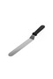 Cake Smoothing Spatula with Oblique Oval Tip 32 Cm, Black, High Quality, Durable and Practical - 2