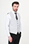 Textured Slim Fit Classic Men's Vest Gray - 40961.26Y - 4