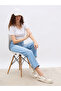 High Rise Faded Straight Fit Jeans - 5