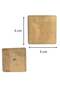 Plain MDF Wooden Fridge Magnet Blanks Cutouts - Square (Pack of 10) - 6