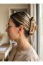 Women's Bone Patterned Oversized Hair Clip Clasp Barrette Transparent Glitter Hair Accessory Jewelry Gem 8 cm - 6