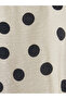 Black Crew Neck Polka Dot Blouse - 6