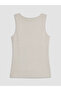 Gray U-Neck Blouse with Buckle Detail and Gathered Hem - 6