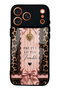 iPhone 17 Pro Max Glossy Phone Case with Pretty Leopard Bow Design