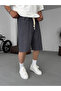 Smoked Washed Basic Shorts Jj-92 - 3