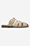 Bevolina Women's Genuine Leather Slippers Beige - 2