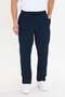 Men's Large Size Stretchfit Flexible Sweatpants Navy Blue 2660B - 4