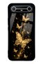 Tecno Spark Slim Yellow Galaxy Butterfly Design Glossy Phone Case