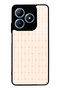 Realme C63 Cream Coquette Pattern Design Glossy Phone Case