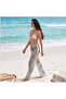 Women's Colorful Patterned Tulle Beach Pants Pareo - 5