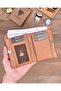 Genuine Leather Card Holder Zippered Small Women's Wallet 2152 - 2