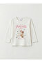 Lcw Kids Ecru Printed Girls' Pajama Set - 3