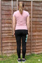 Women's Black Shiny Bird-Printed Leggings High Waist Gathering Sports Pro - 4