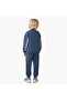Boys Jacket and Joggers Set with Piping Accent - Cotton - Long Sleeve - Mandarin Collar - 4