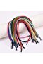 Black Nylon Twist Handle Rope 35cm with 5mm Plastic Tips Heavy-Duty Bag Webbing Strap (1000 Pcs) - 3