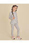 Girls White Printed Leggings - 2