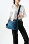 Crossbody Ultra Light Multi-Pocket Shoulder Bag Navy Blue (Model: 571-6L) - 2