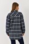Women's plaid shirt - anthracite - 4