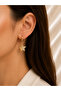 Gold Color Non-Tarnishing Star Figured Stone Dangle Earrings – Premium Design Suitable for Daily Use - 2