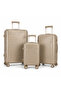 3 Piece Polypropylene Hard Side Luggage Set - Lightweight Spinner Suitcases with 360° Wheels | Durable Trolley Bags for Secure Travel (Small, Medium, Large)