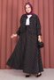 Striped Shirt Skirt Double Set Black - 3