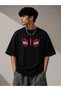 Demon Slayer Akaza Anime Printed Oversize Unisex T-Shirt |   Manga and Anime Themed T-Shirt - 2