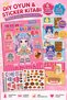 Girl Dress up Sticker Book |   6 Scenes 100+ Stickers Reusable Bubble Sticker Book - 6