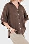 Comfortable Fit Long Sleeve Linen Shirt Shirt 6684 - 6