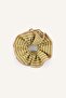 Women's Brown Striped Hair Elastic H9986Axns