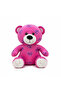 Pink Superman Logo Plush Teddy Bear
