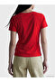 Red V-Neck Women's T-Shirt - 4