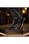 Black Suede & Floter Leather Sneaker - 2