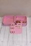 Pink Floral Portable Mini Jewelry Box - 2