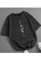 Acid Washed Oversize Unisex T-Shirt Washed Vintage Street Style Street Fashion Cotton Comfortable Fit Daily Wear T-Shirt