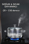 Glass Pot 1500 ml Transparent Borosilicate Glass Cooking Pot with Teddy Bear Figure for Stovetop - 3